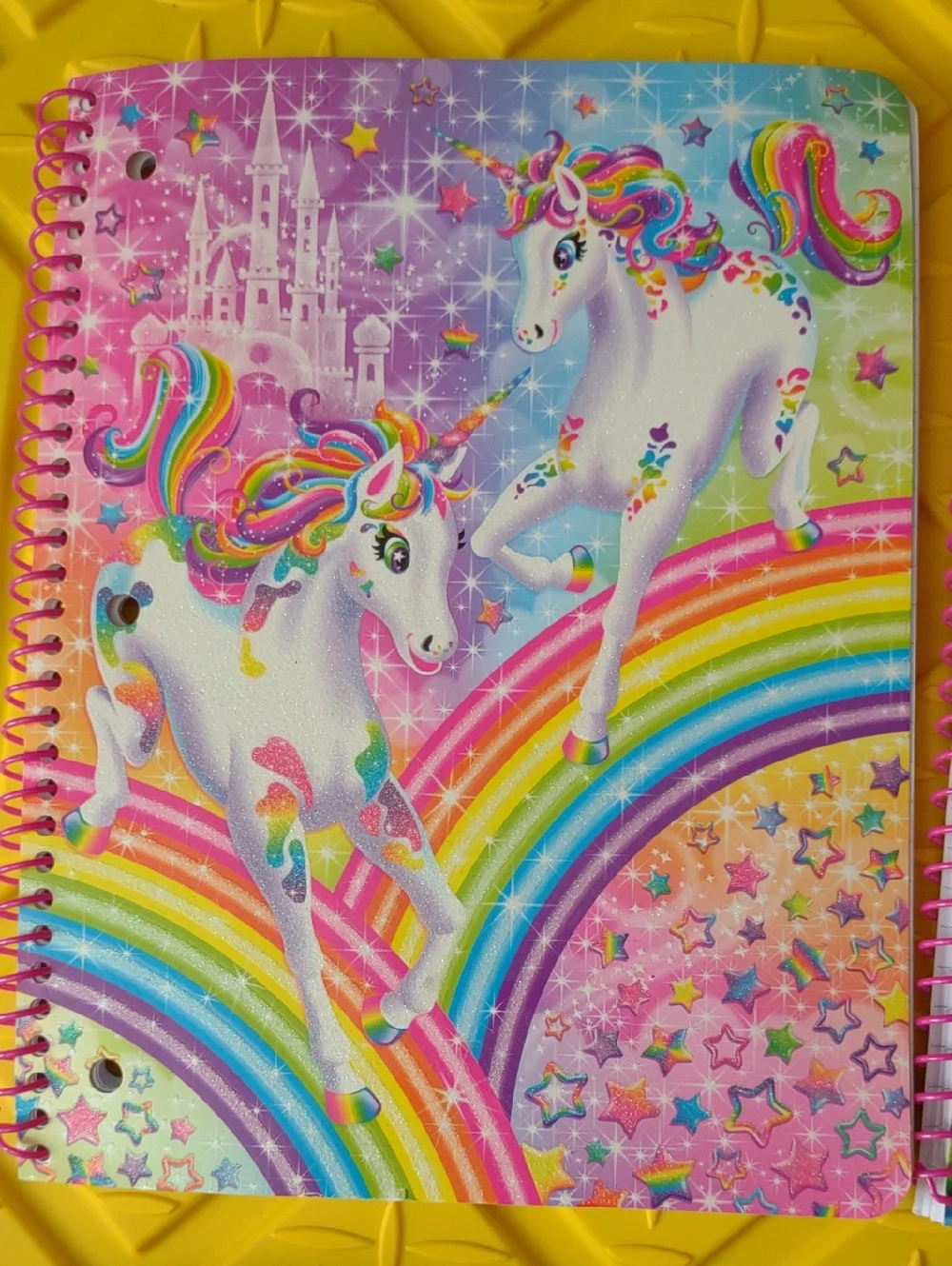 Lisa Frank Rainbow Unicorn Notebook - Dolphin Notebook